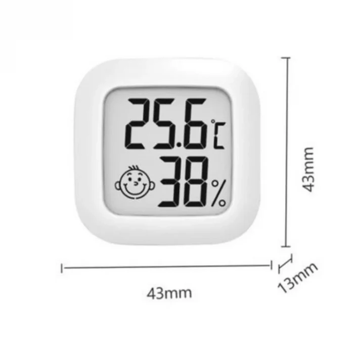 Con el Termómetro ambiental digital mide la temperatura y humedad