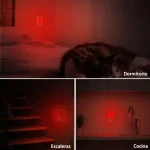 luz roja Luz roja nocturna red glow con sensor y enchufe