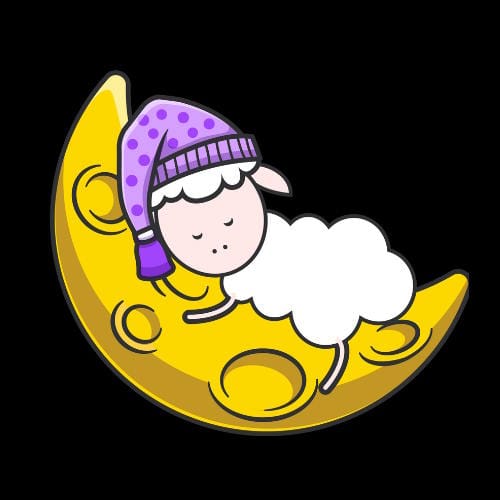 ovejita dormir popup