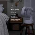 Ventilador de Mesa Silencioso con Batería Sefte 8″ - Imagen 3